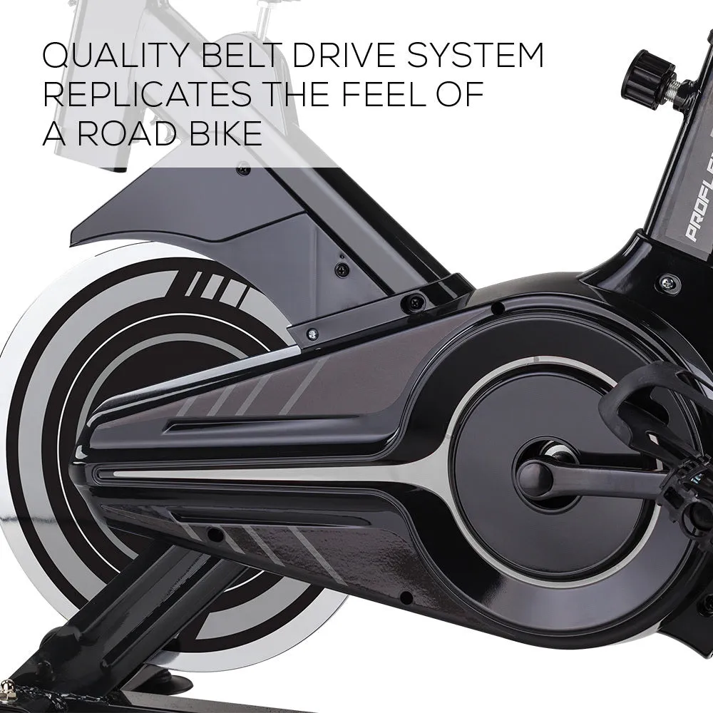 11kg Flywheel Spin Bike, LCD Console, Belt Drive - Proflex
