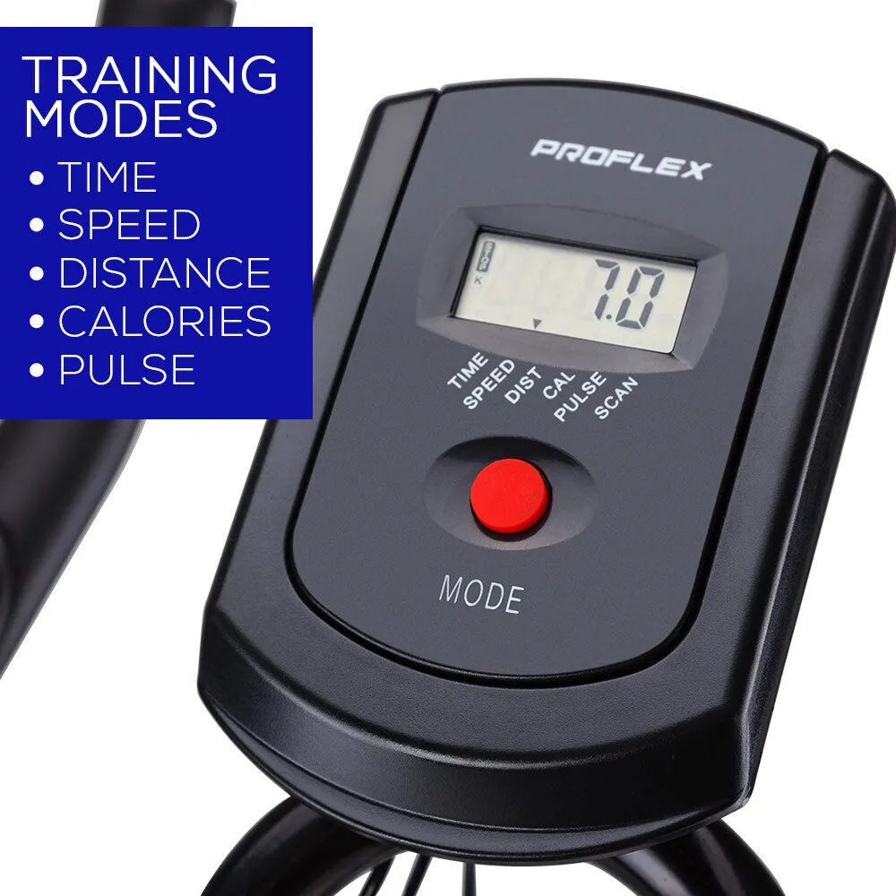 11kg Flywheel Spin Bike, LCD Console, Belt Drive - Proflex