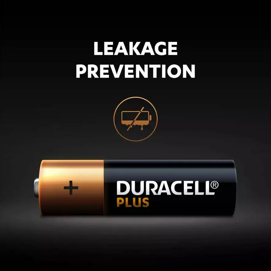 12 Pack Duracell Plus AA Batteries 100 % Extra Life 1.5V ALKALINE EXP 2032