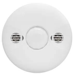 120-277V PIR/Ultrasonic Dual Technology Ceiling Motion Sensor White