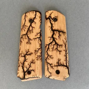 1911 Full Size Electrocuted Maple Grips - 014