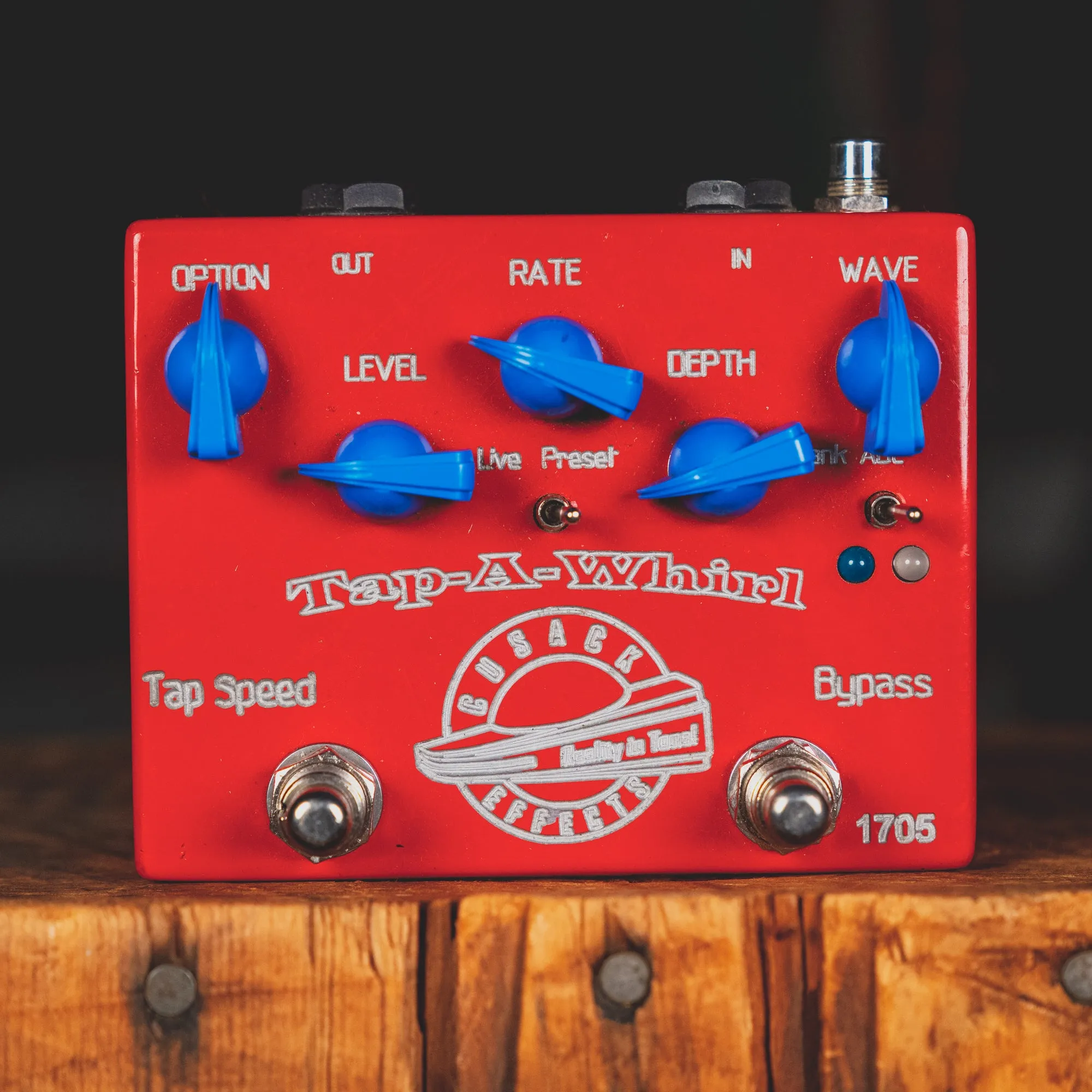 2015 Cusack Music Tap-A-Whirl Tremolo Effect Pedal - Used