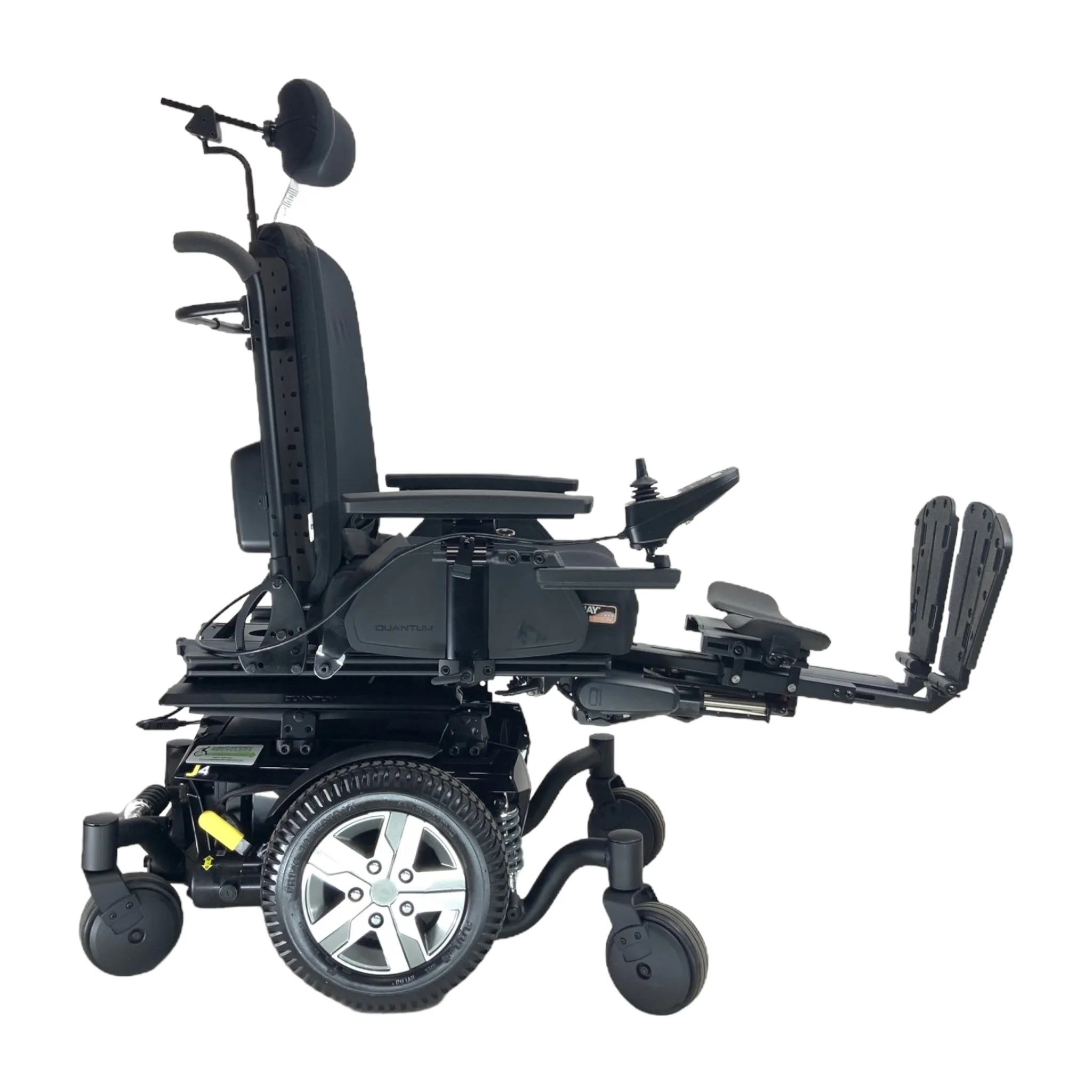 2021 Pride Mobility Quantum J4 Rehab Power Chair | 18" x 18" Seat |  Tilt, Power Legs
