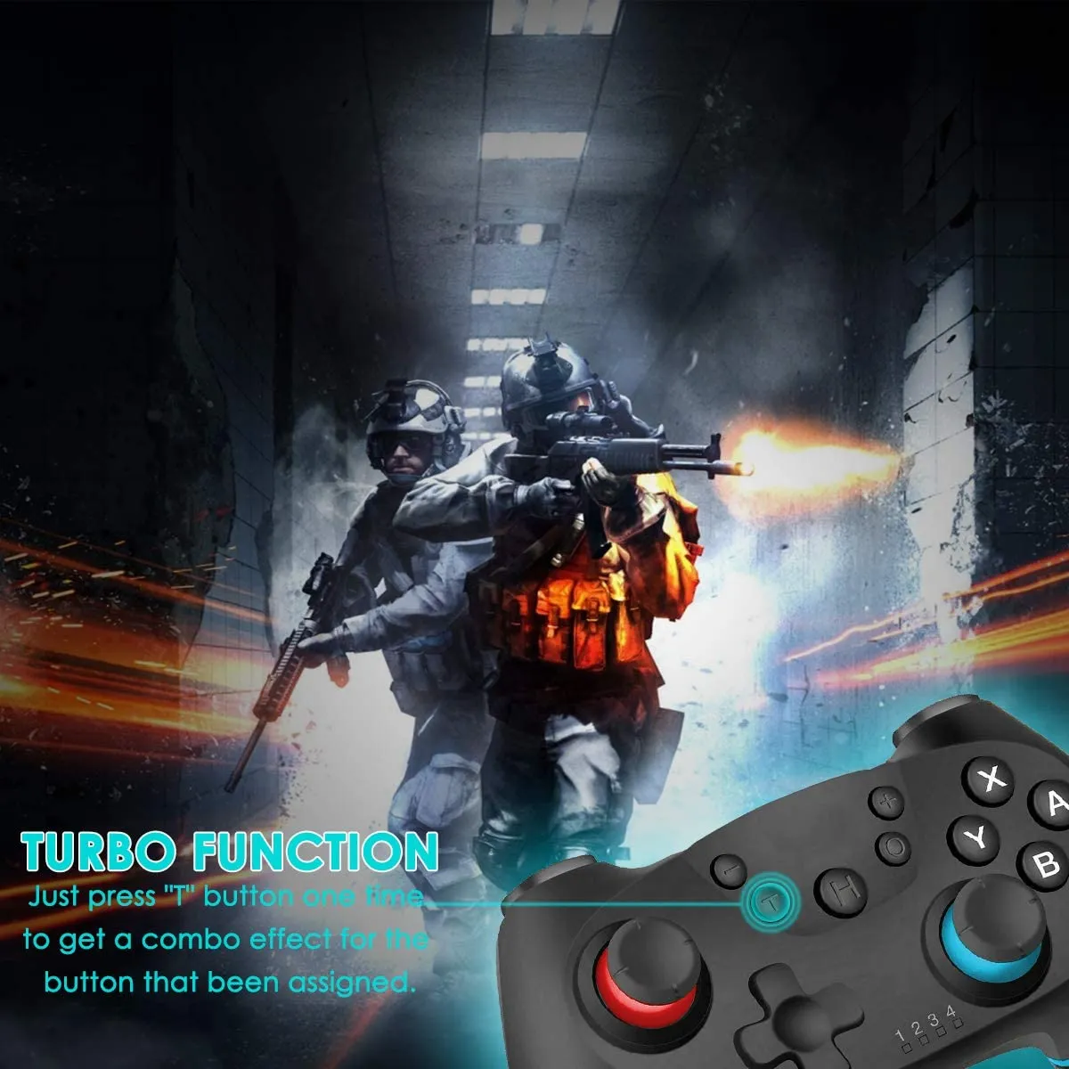 [2022 Upgraded Version] Bluetooth Wireless Controller Compatible  Nintendo Switch Pro Gamepad Compatible Nintendo Game Joystick