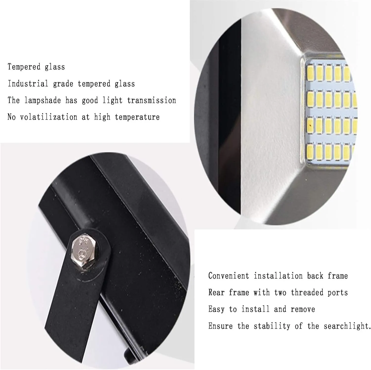 20W Glass Panel Led Flood Lights