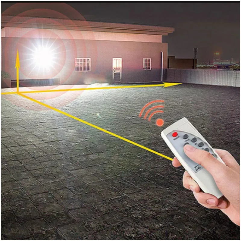 25W Waterproof Solar Flood Light With Remote Gd-8625