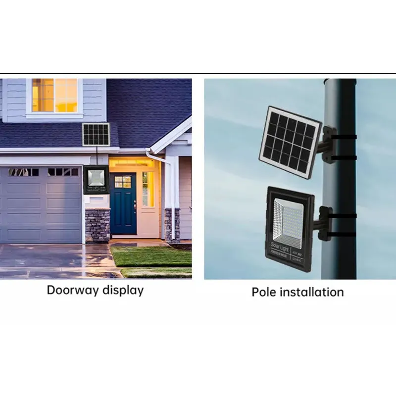 25W Waterproof Solar Flood Light With Remote Gd-8625
