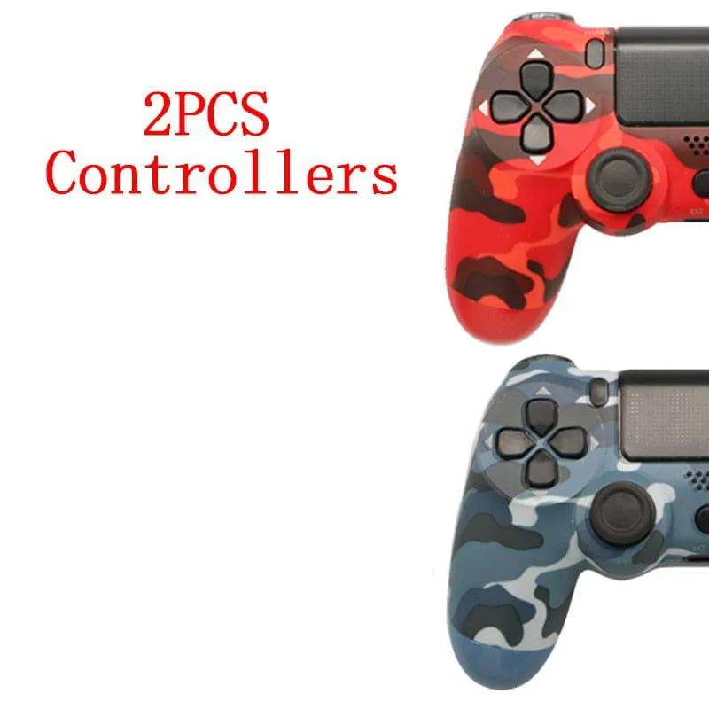 2PCS Joystick PS4 Wireless Game Controller For Sony Controller Bluetooth Vibration Gamepad For PS4 Console