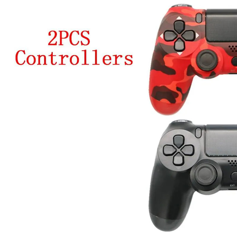 2PCS Joystick PS4 Wireless Game Controller For Sony Controller Bluetooth Vibration Gamepad For PS4 Console