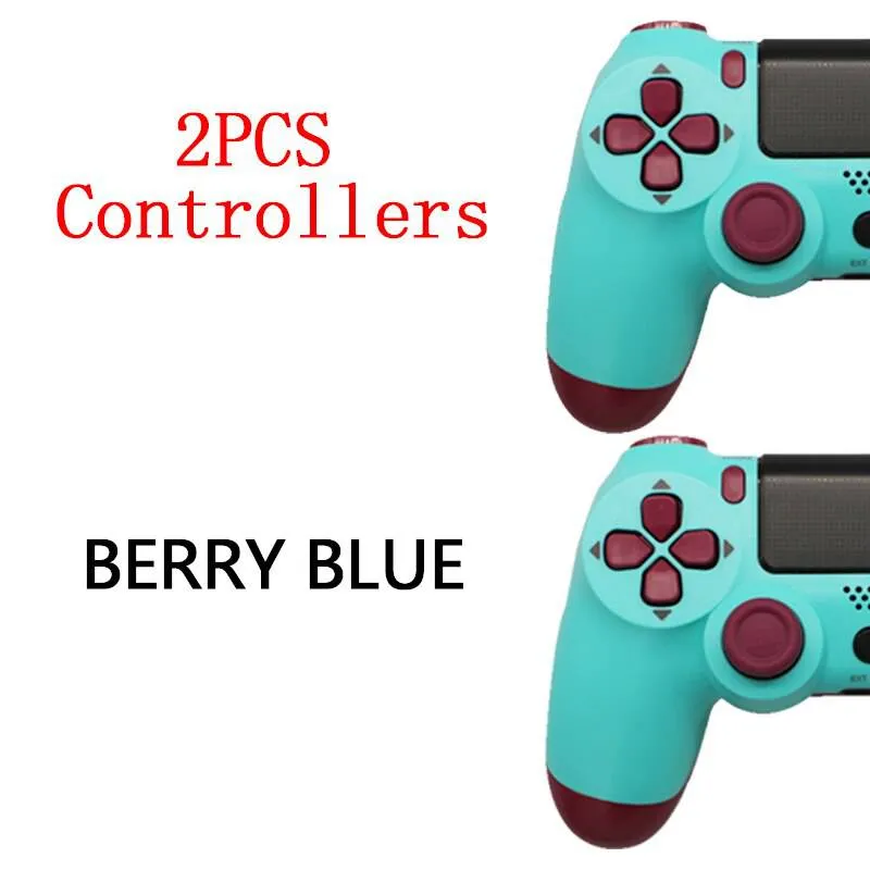 2PCS Joystick PS4 Wireless Game Controller For Sony Controller Bluetooth Vibration Gamepad For PS4 Console