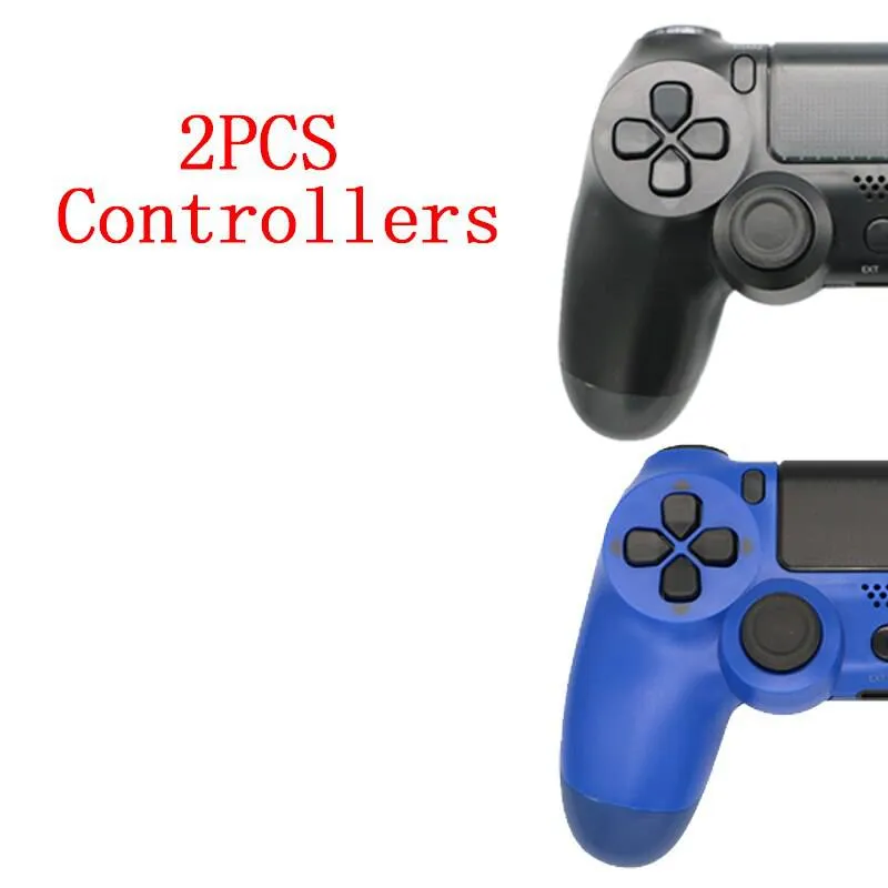 2PCS Joystick PS4 Wireless Game Controller For Sony Controller Bluetooth Vibration Gamepad For PS4 Console