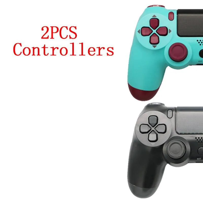 2PCS Joystick PS4 Wireless Game Controller For Sony Controller Bluetooth Vibration Gamepad For PS4 Console