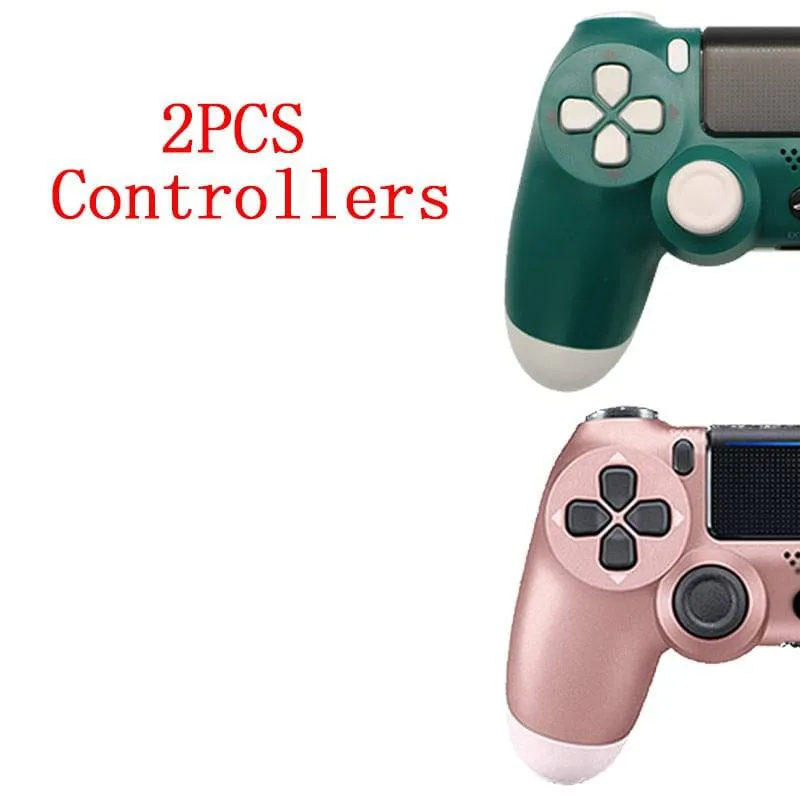 2PCS Joystick PS4 Wireless Game Controller For Sony Controller Bluetooth Vibration Gamepad For PS4 Console