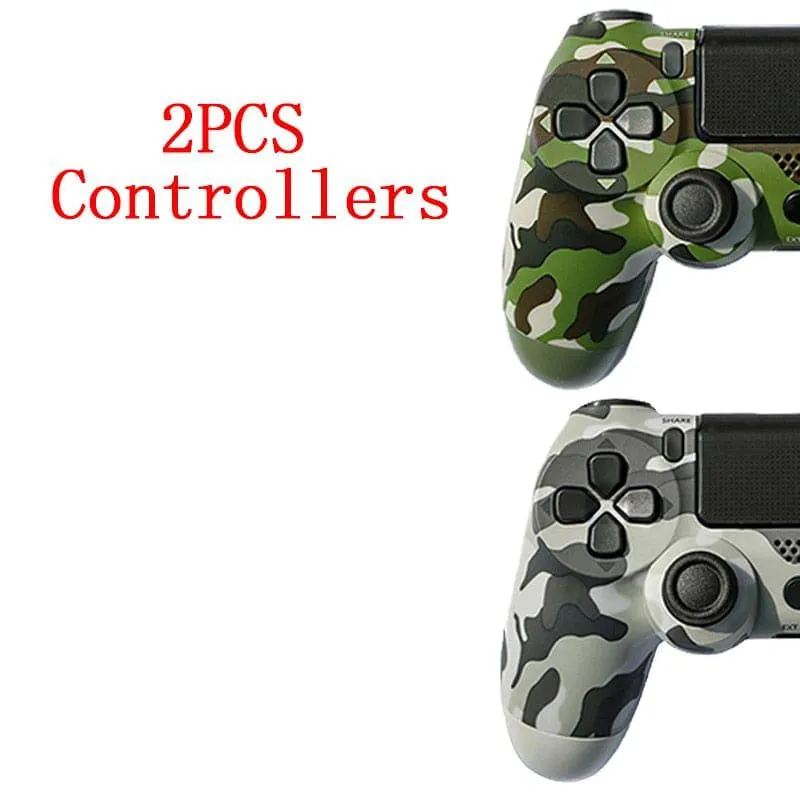 2PCS Joystick PS4 Wireless Game Controller For Sony Controller Bluetooth Vibration Gamepad For PS4 Console