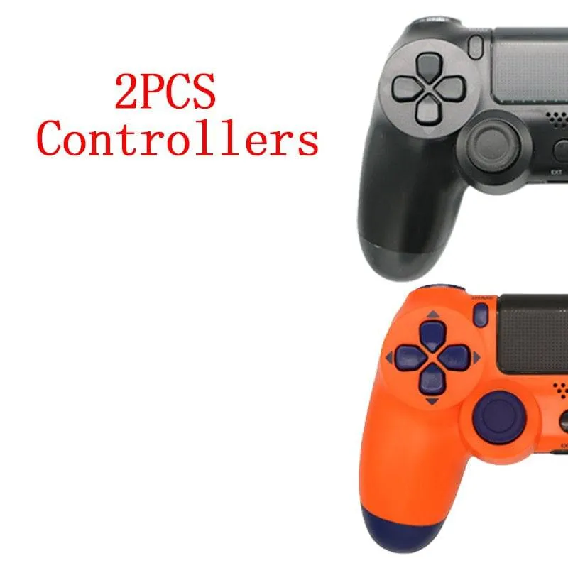 2PCS Joystick PS4 Wireless Game Controller For Sony Controller Bluetooth Vibration Gamepad For PS4 Console