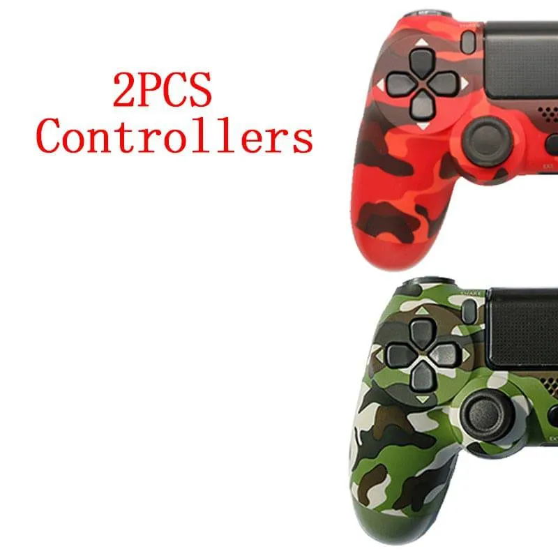 2PCS Joystick PS4 Wireless Game Controller For Sony Controller Bluetooth Vibration Gamepad For PS4 Console
