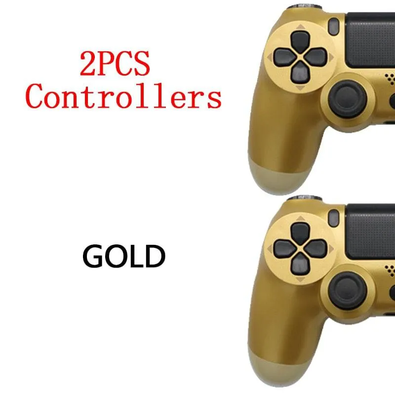 2PCS Joystick PS4 Wireless Game Controller For Sony Controller Bluetooth Vibration Gamepad For PS4 Console