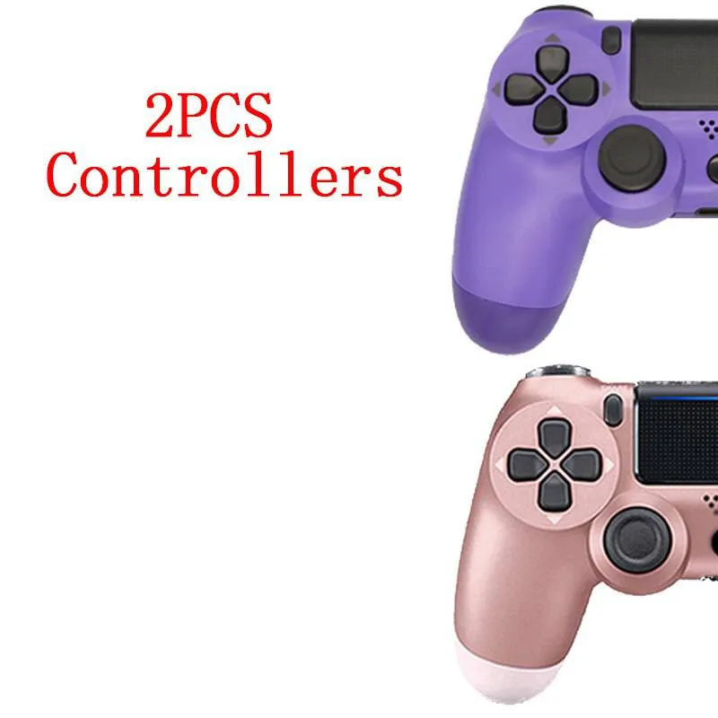 2PCS Joystick PS4 Wireless Game Controller For Sony Controller Bluetooth Vibration Gamepad For PS4 Console
