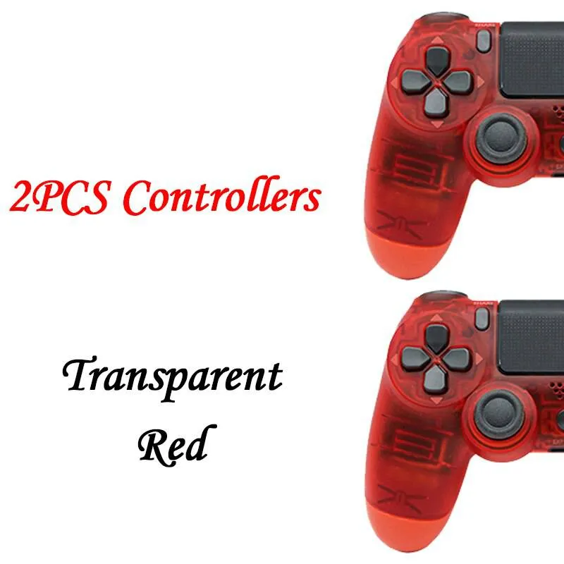 2PCS Joystick PS4 Wireless Game Controller For Sony Controller Bluetooth Vibration Gamepad For PS4 Console