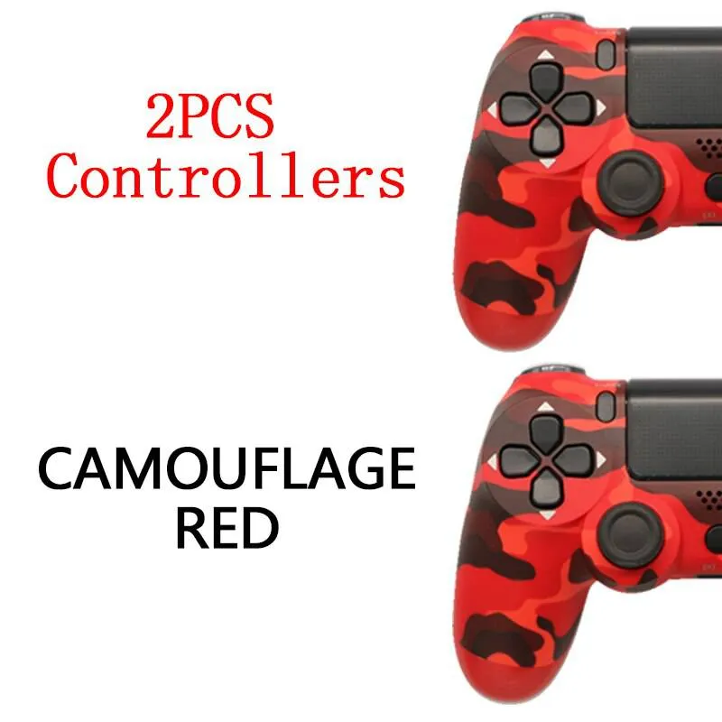 2PCS Joystick PS4 Wireless Game Controller For Sony Controller Bluetooth Vibration Gamepad For PS4 Console