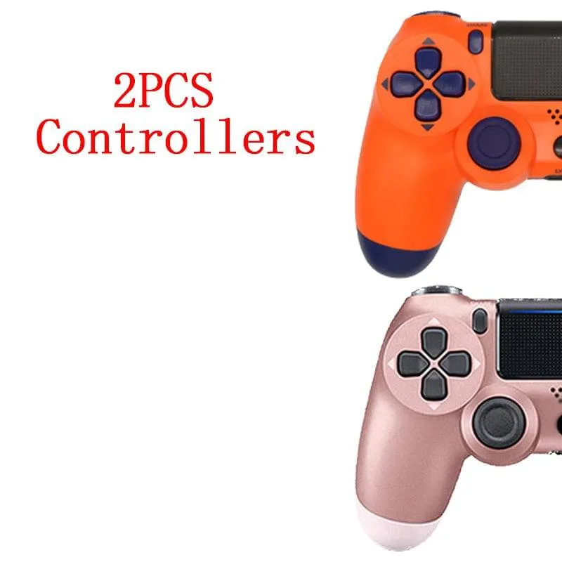 2PCS Joystick PS4 Wireless Game Controller For Sony Controller Bluetooth Vibration Gamepad For PS4 Console