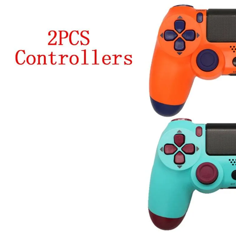 2PCS Joystick PS4 Wireless Game Controller For Sony Controller Bluetooth Vibration Gamepad For PS4 Console