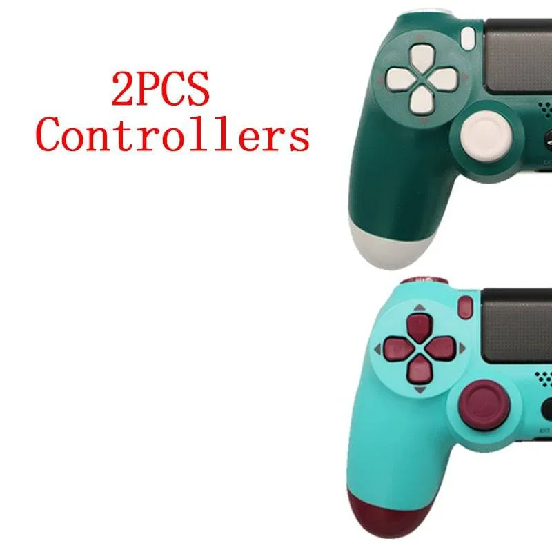 2PCS Joystick PS4 Wireless Game Controller For Sony Controller Bluetooth Vibration Gamepad For PS4 Console