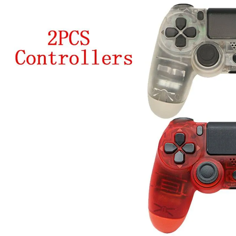 2PCS Joystick PS4 Wireless Game Controller For Sony Controller Bluetooth Vibration Gamepad For PS4 Console
