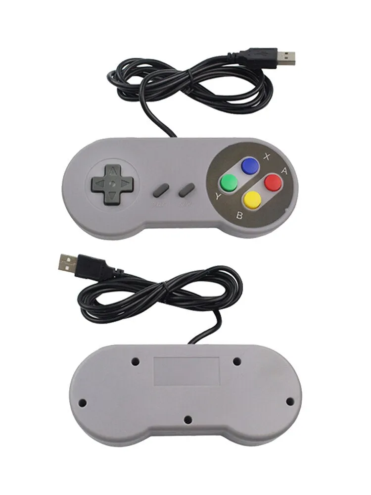 2PCs USB Gamepad Retro Gaming Joystick Wired Controller for Linux SNES Game PC NESPi RetroPie Windows Raspberry Pi 4B 3B  3B