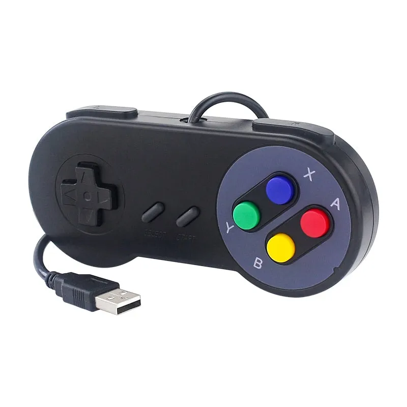 2PCs USB Gamepad Retro Gaming Joystick Wired Controller for Linux SNES Game PC NESPi RetroPie Windows Raspberry Pi 4B 3B  3B
