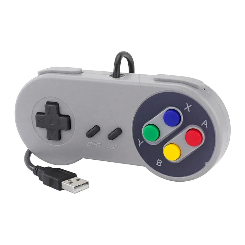 2PCs USB Gamepad Retro Gaming Joystick Wired Controller for Linux SNES Game PC NESPi RetroPie Windows Raspberry Pi 4B 3B  3B