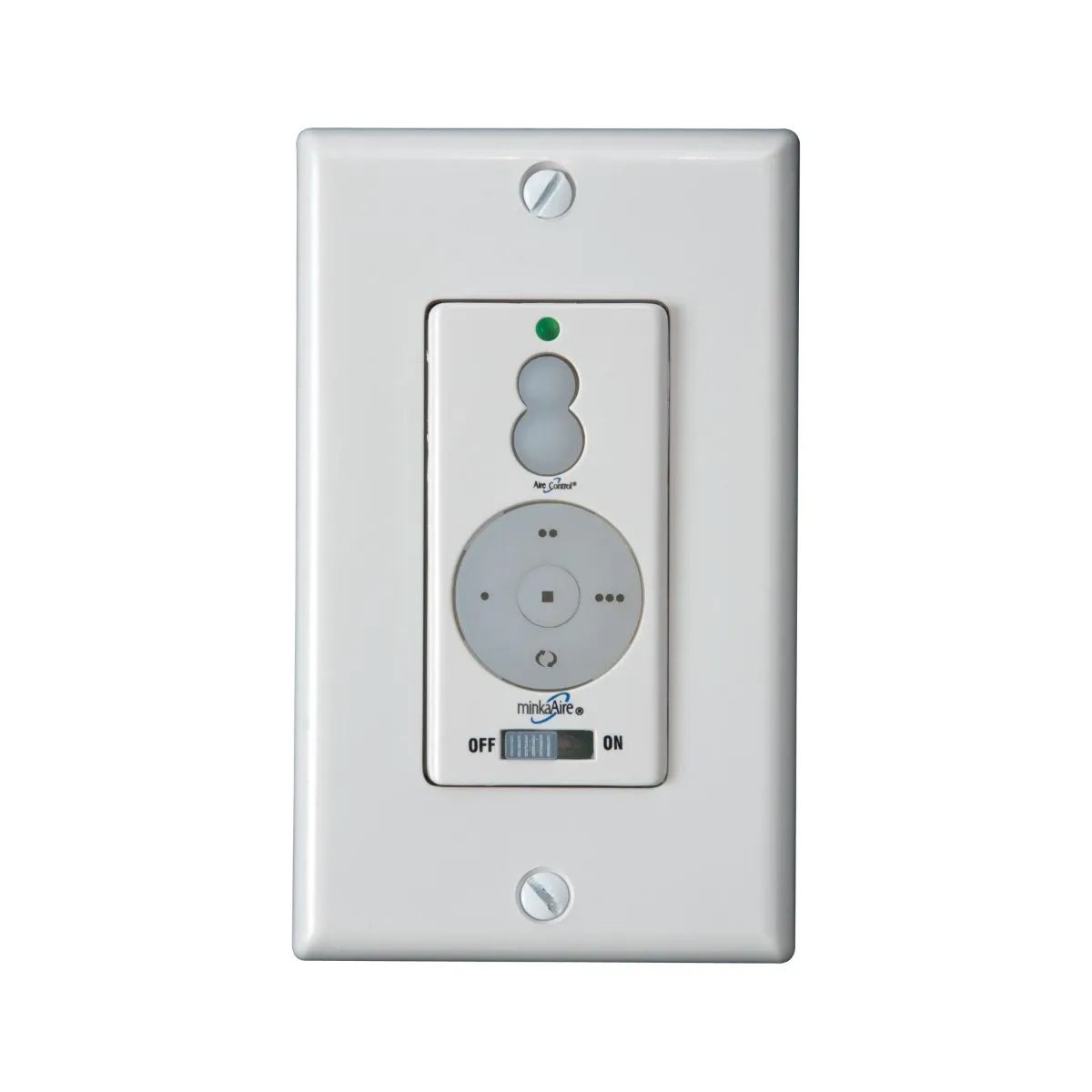 3-Speed AC Ceiling Fan and Light Wall Control with Reverse