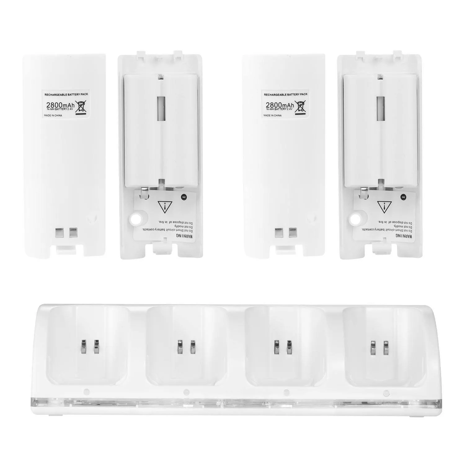 4 Remotes Charging Dock