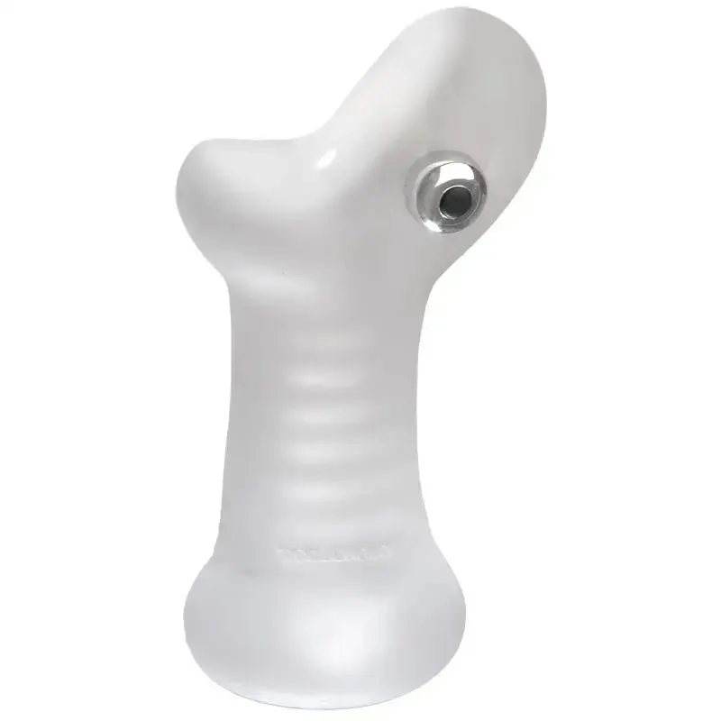 5-inch Doc Johnson Clear Ribbed Waterproof Stroker Masturbator