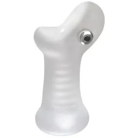 5-inch Doc Johnson Clear Ribbed Waterproof Stroker Masturbator