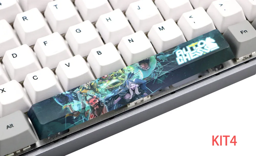 6.25U space PBT five-sided sublimation mechanical keycap