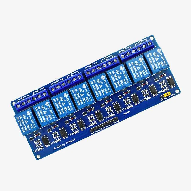 8 Channel 5V Relay Module with Optocoupler