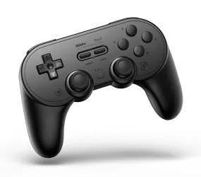 8Bitdo Pro 2 Bluetooth Gamepad (Black Edition) (Switch/Windows/Android/MacOS/Steam)