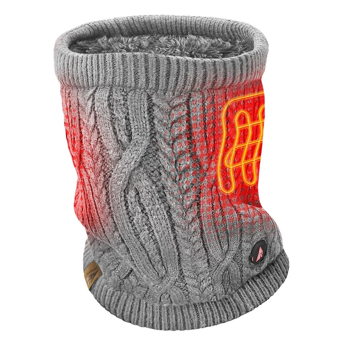 ActionHeat 5V Battery Cable Knit Heated Neck Gaiter