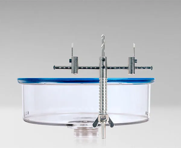 Adjustable Round Hole Cutter w/ Vacuum Port, 9"