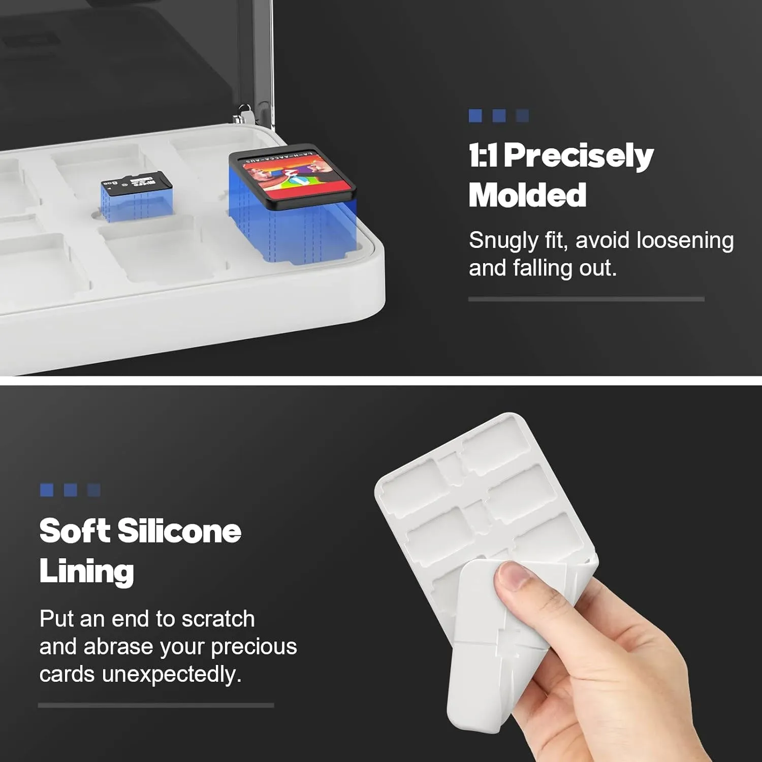 Akitomo Game Card Show Case Dock Holder 12 6 for Nintendo Switch OLED