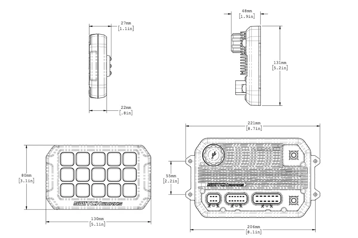 Alpha 12 Digital Smart Switcher with 12 Outputs