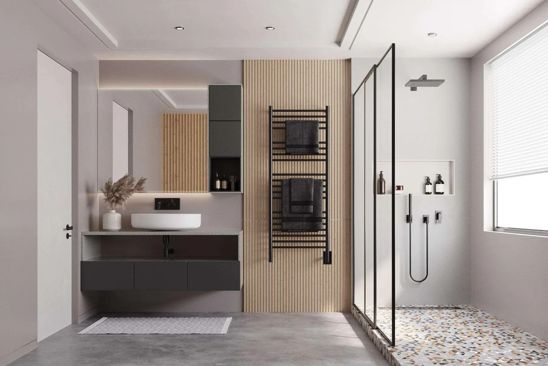 Amba - Jeeves Collection - Model D Straight Towel Warmer