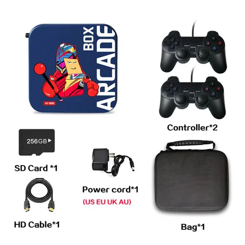Arcade Box Game Console for PS1/N64/DC 256GB Game Box Classic Retro