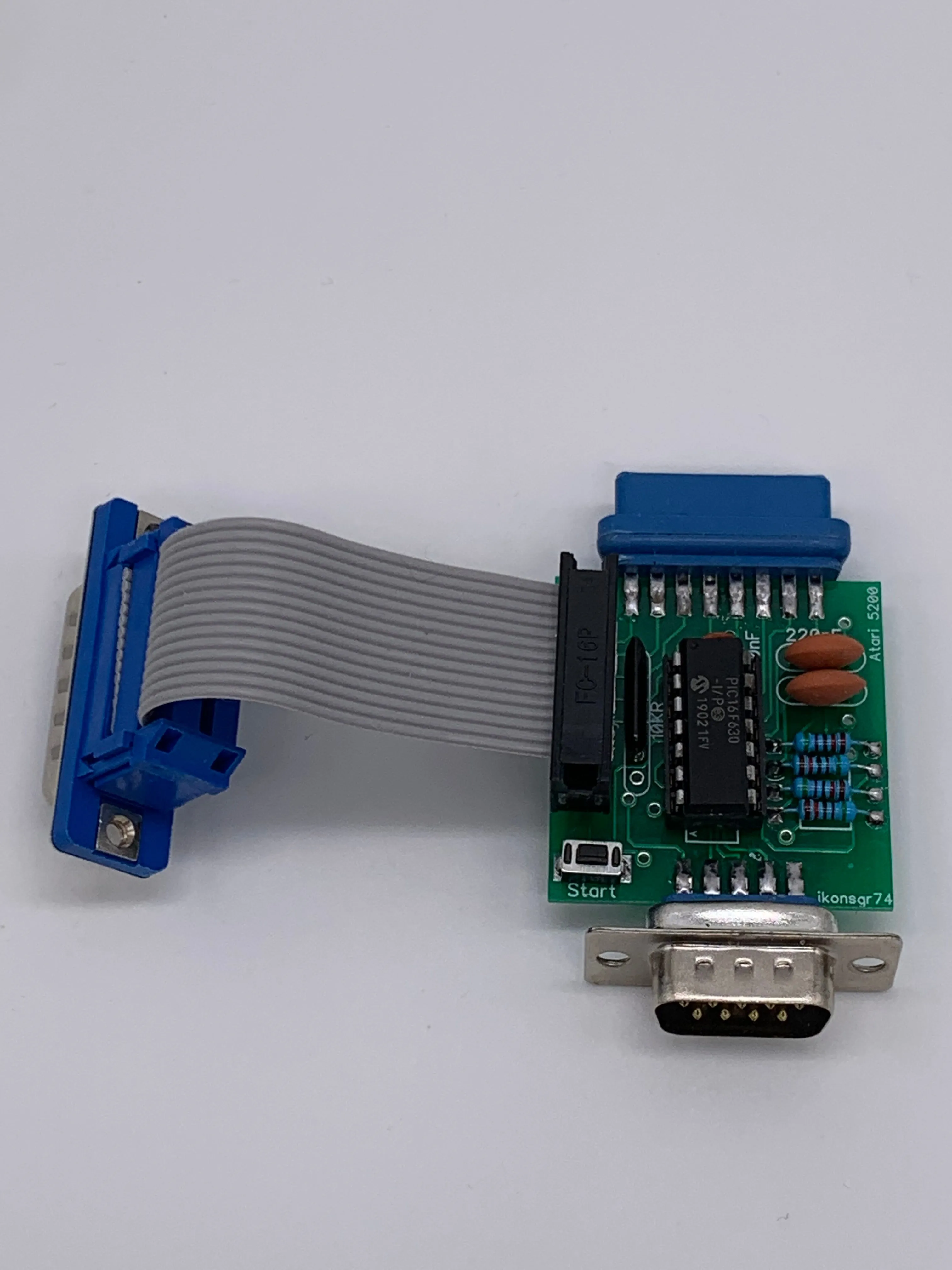 Atari 5200 adapter 9pin DB9 Sega Genesis Amiga Amstrad Commodore Joystick Pad