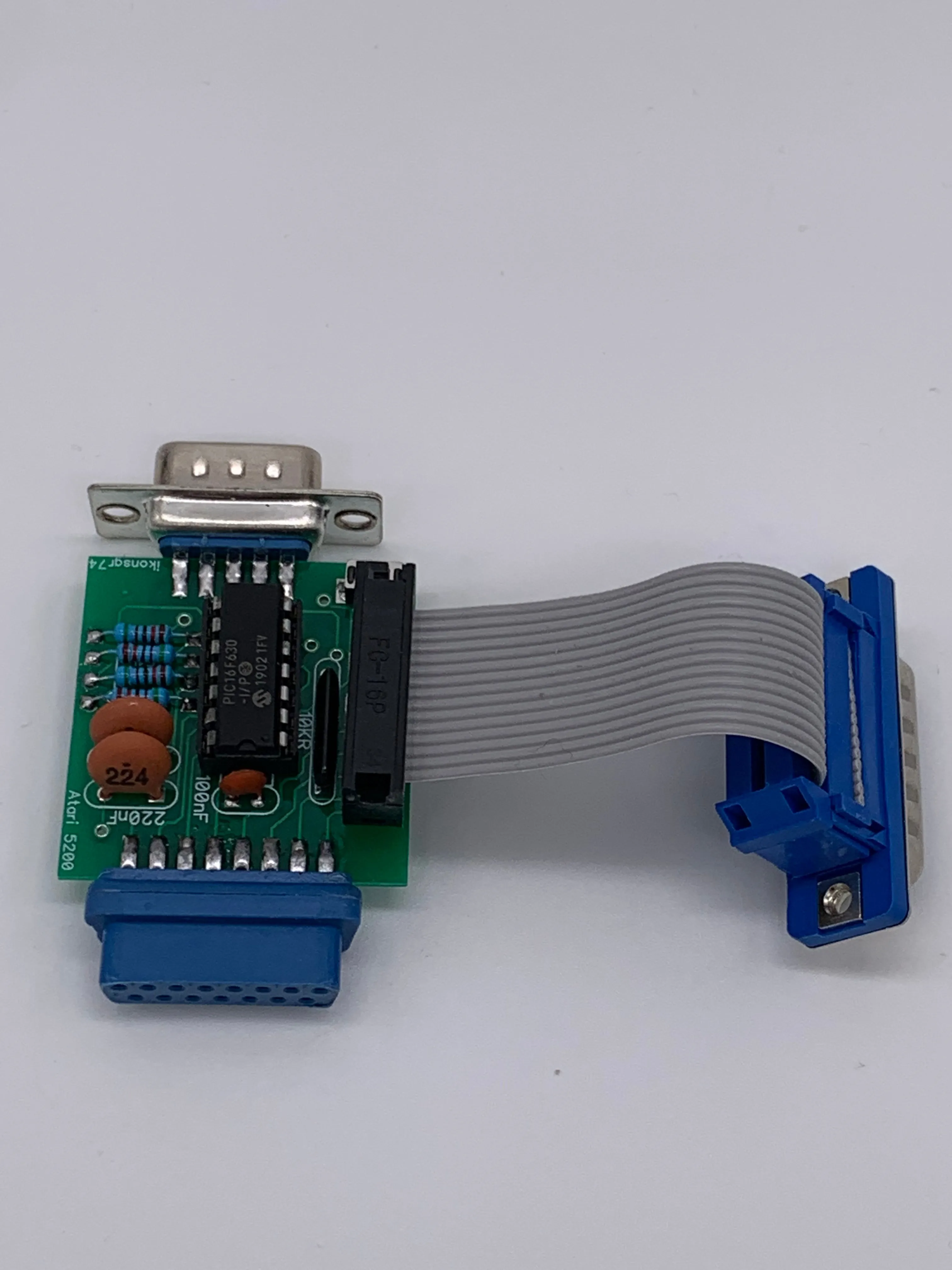 Atari 5200 adapter 9pin DB9 Sega Genesis Amiga Amstrad Commodore Joystick Pad