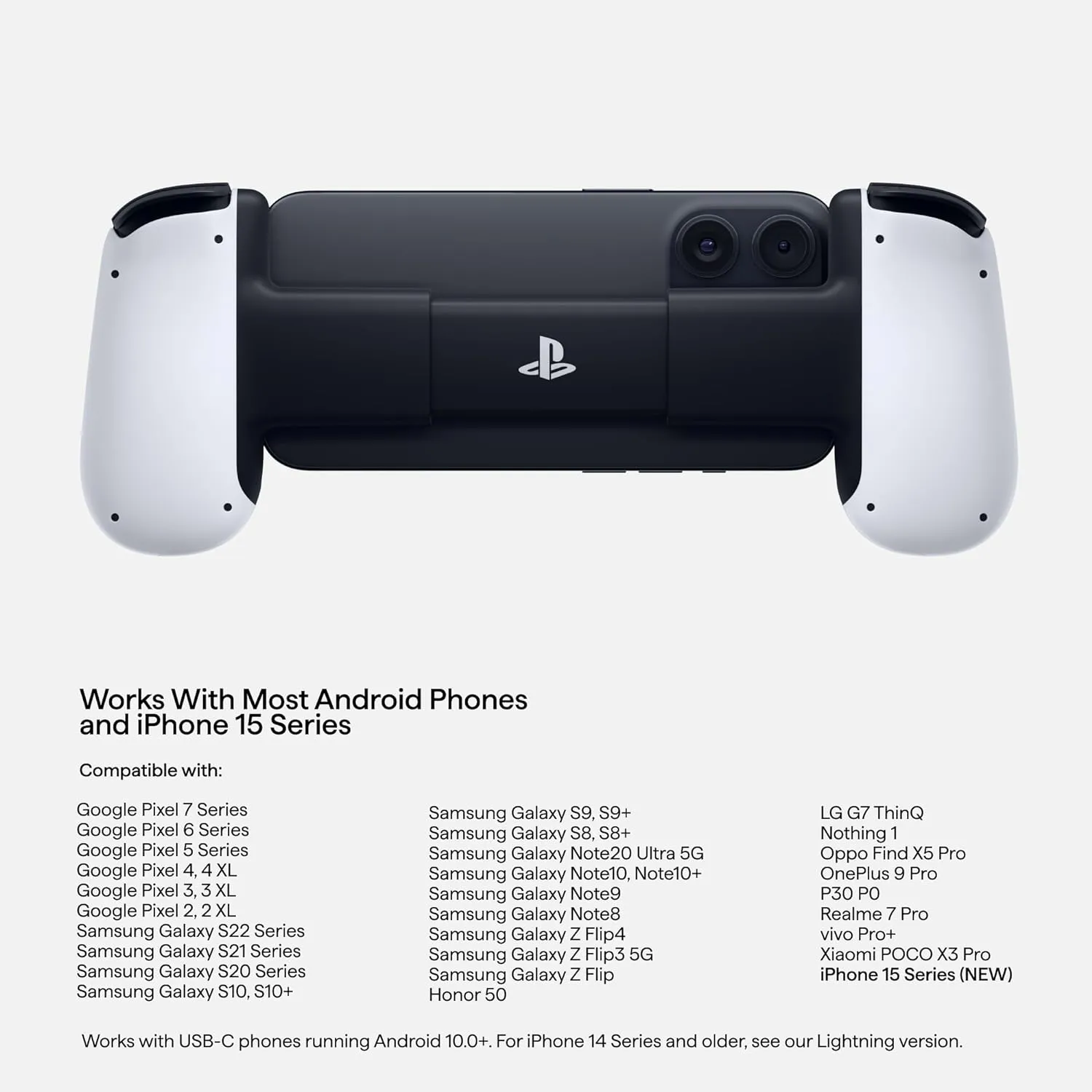 Backbone One for iPhone & Android (2nd Gen) Gaming Console Controller - PlayStation, Xbox | USB-C / Lightning