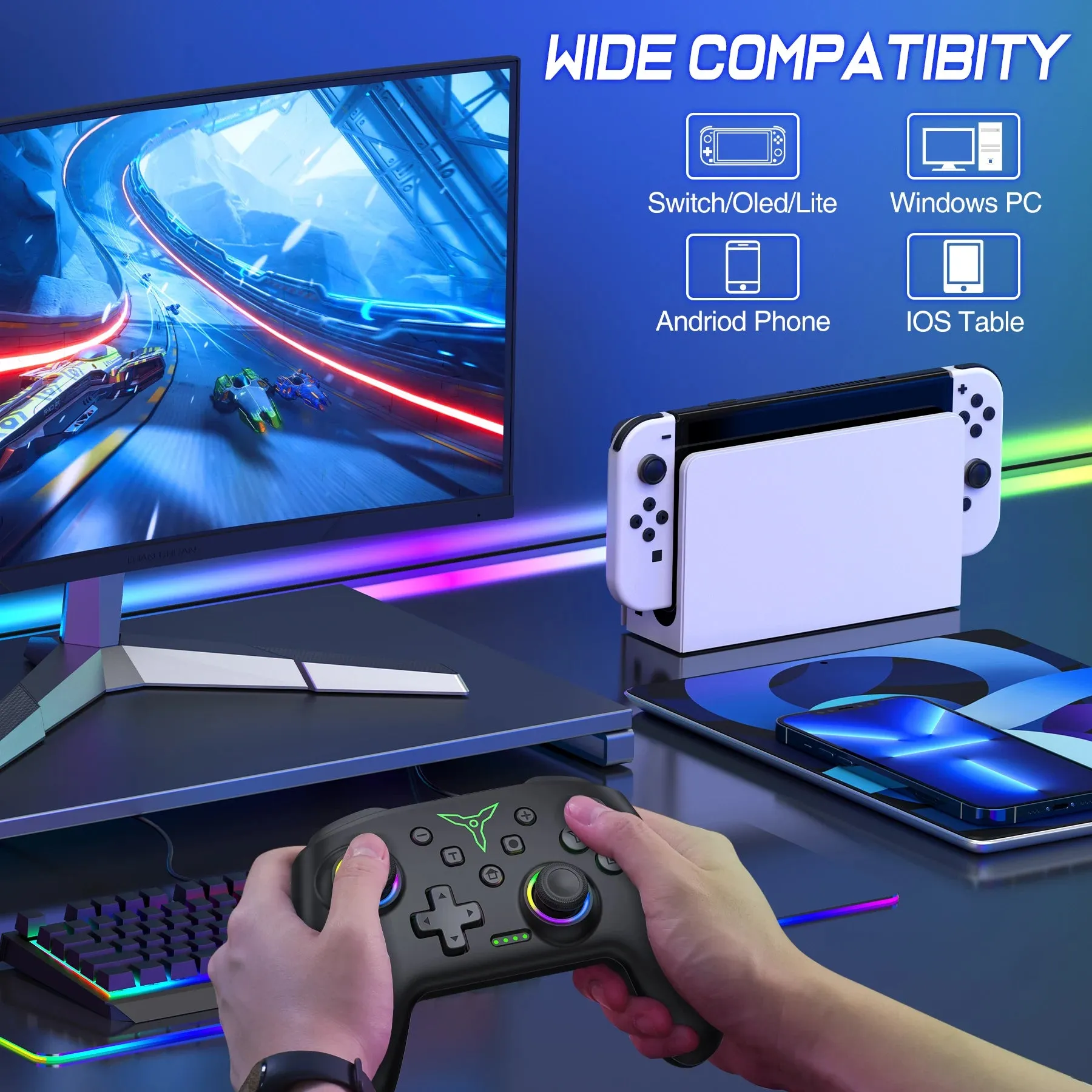 BEBONCOOL Wireless Switch Pro Controller