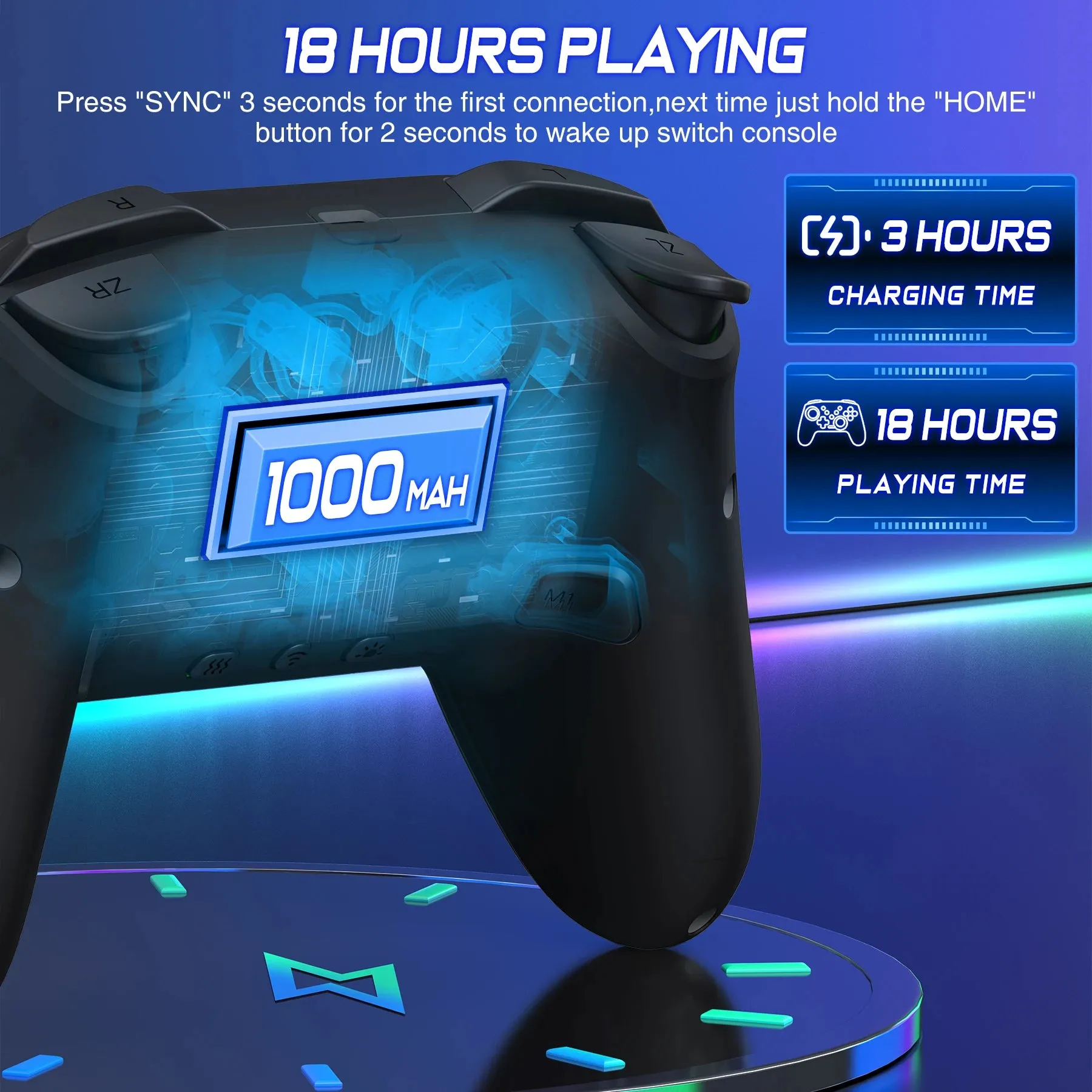BEBONCOOL Wireless Switch Pro Controller