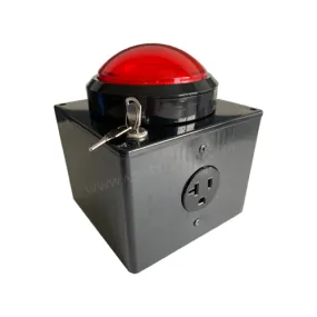 Big Red Button Push Button Controller With Locking Key